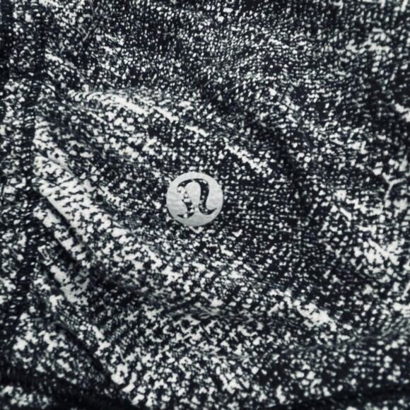 Lululemon Cypress Kiss 1/2 Zip Rulu In Rush Jacquard Black White Size 6 - Picture 7 of 8